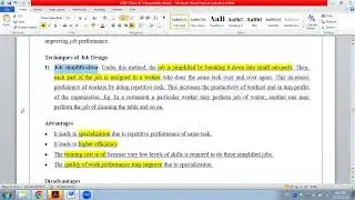 7 - Job Design - Concept and Techniques