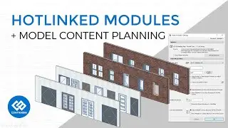 How to Use ARCHICAD Hotlinked Modules for Building Model Content Plans