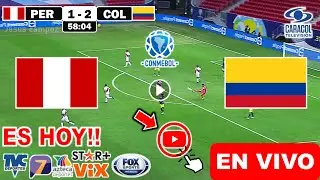 Perú vs. Colombia en vivo, Donde Ver Partido Perú vs. Colombia Jornada 6 Eliminatorias RESUMEN hoy