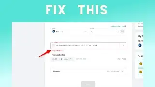 How to Fix INVALID ADDRESS ERROR 
WHEN SENDING XDC COINS