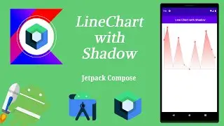 How to Make LineChart with Shadow in Jetpack Compose | Android | Kotlin | Make it Easy