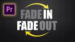 Text Fade In and Fade Out Animation in Premiere Pro | Text Animation Tutorial in 1 minute
