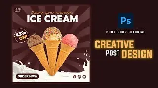 Social Media Poster Design Photoshop Tutorial
