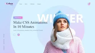 How To Make Animated Website Design Using HTML And CSS