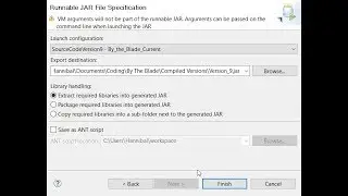 Eclispe - Export Java Project as Runnable Jar - Intact Abode