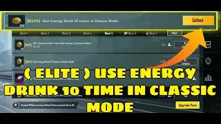 ELITE USE ENERGY DRINK 10 TIME IN CLASSIC MODE || use energy drink 10 time in classic mode