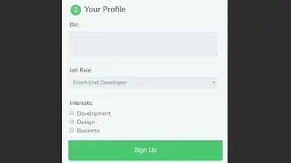 How to Create HTML Registration Form with CSS | Responsive HTML Signup Form Tutorial for Beginners