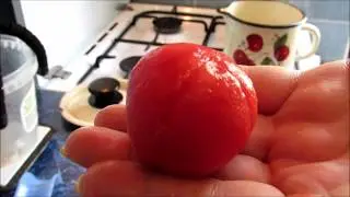 🍅Как очистить помидор от кожуры???