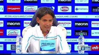 La conferenza stampa di mister Inzaghi alla vigilia di Lazio-Genoa