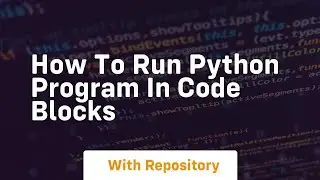 how to run python program in code blocks