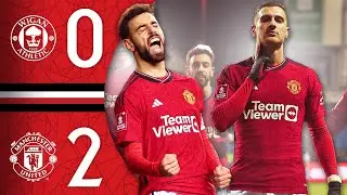 FA Cup Victory At Wigan 🙌 | Wigan 0-2 Man Utd | Highlights