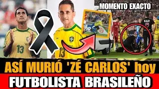 Asi MURIO Zé Carlos FUTBOLISTA Brasileño de un PARO Cardiaco MUERE José Carlos de Almeida Ze Carlos