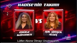 O Ses Türkiye - Müge KÖYMEN - Işık Şimşek ALGEÇ - Bir Damla Gözlerimde