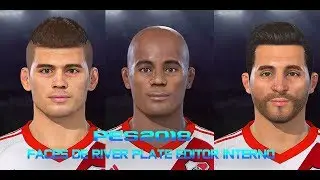 PES 2018/PS4(FACES DE RIVER PLATE EDITOR INTERNO BY Fernando Brogyay)