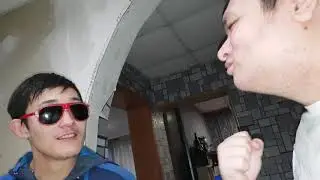 Ужинаем с Денисом и Батей пловом и пьём Настойку на роме