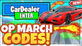 (MARCH 2022) ALL *NEW* SECRET OP CODES In Roblox Car Dealership Tycoon!