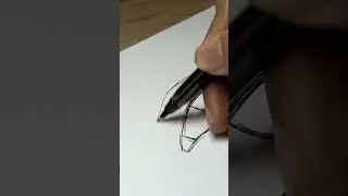 Never underestimate the pen ✨ Epic eye drawing 