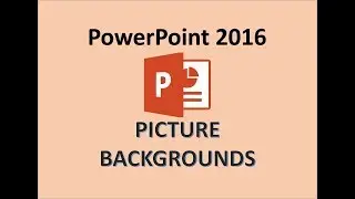 PowerPoint 2016 - Background Pictures - How to Insert Change Add & Put Picture in Backgrounds Image