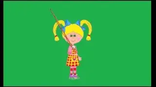 Кукутики на зелёном фоне