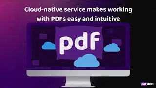 Welcome to pdfRest - PDF REST API Toolkit