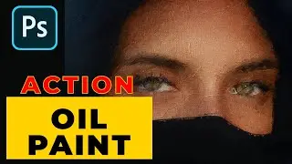 PHOTOSHOPTA GERÇEKÇİ YAĞLI BOYA EFEKT ACTİONU! OIL PAINTING PLUGIN