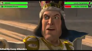 Shrek (2001) Final Battle with healthbars