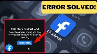 100% Fixed- Facebook This Story Couldnt Load Something Went Wrong Error | Android Data Recovery