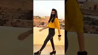 Desi Girl In Tight Jeans And Shirt Walking Video Hot Figure Girl