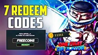 *NEW* ALL WORKING CODES FOR ONE FRUIT SIMULATOR! ROBLOX ONE FRUIT SIMULATOR CODES