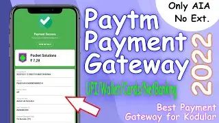 Paytm Payment Gateway For Kodular With Transaction Details | Without Extension Only AIA