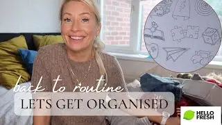 BACK TO A ROUTINE....LETS CLEAR OUT AND START GETTING ORGANISED!! | AD