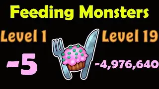 Feeding Monsters level 1 - 20 / from low to high (My Singing Monsters)