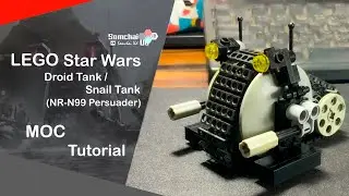 LEGO Star Wars mini Droid Tank / Snail Tank 🐌 moc Tutorial | Somchai Ud