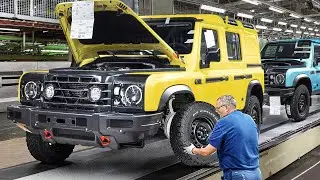 Inside Billion $ Factory Producing the Brand New Ineos Grenadier 4x4 - Production Line