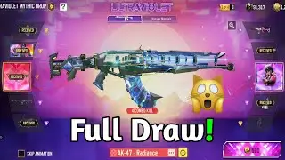 Buying Mythic AK47 Radiance Full Lucky Draw CODM | ULTRAVIOLET MYTHIC DROP COD Mobile!