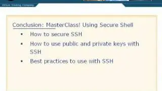[Using SSH] 6.1. Conclusion
