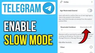 How To Enable Slow Mode On Telegram App