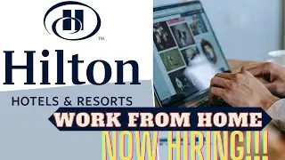 HILTON IS HIRING NOW | Work From Home Job  ❤️ #workfromhome