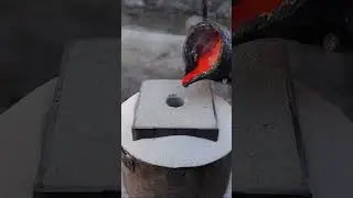 Melting Nuts into Game Dice - Metal Casting