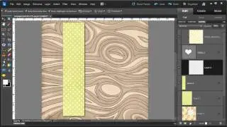 Ink the edges of your paper in Photoshop Elements