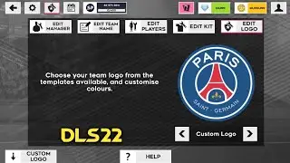 How To Import PSG Logo And Kits In Dream League Soccer 2022