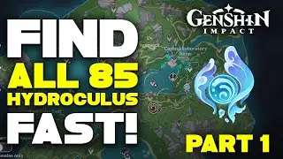 Find All 85 Hydroculus Fast! | Genshin Impact Guide - PART 1