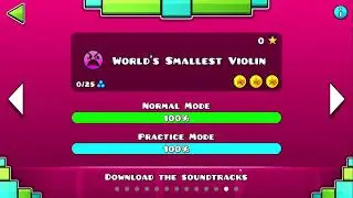 (This is the end of Paradox GDPS?) Level 12 100% | World's Smallest Violin by Starmor {3 Coins}