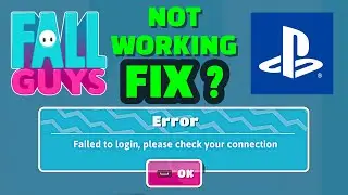 Fall Guys ERROR Failed To LOGIN Check Your Connection FIX ?