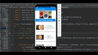 android kotlin recyclerview with viewBinding  example/kotlin android recycler  view add items