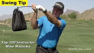 How to Swing a Golf Club to Maintain It's Weight and Force with Mike Malaska