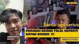REACTION VIDEO ❗ FERRY IRWANDI PERANGI ORANG TOLOL SEPERTI KATAK BHIZER