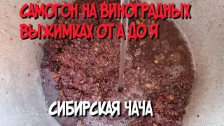 Самогон из виноградных выжимок от А до Я 6000 подписчиков на канале!