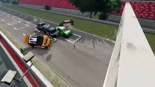 Beamng Drive Racing Crash compilation #1