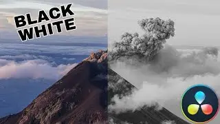 How to make Videos BLACK and WHITE in DaVinci Resolve 18